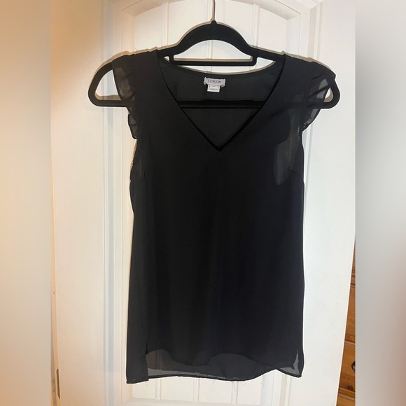 J.Crew Sheer Ruffle Sleeve Blouse
Size: 0 - Picture 2 of 4